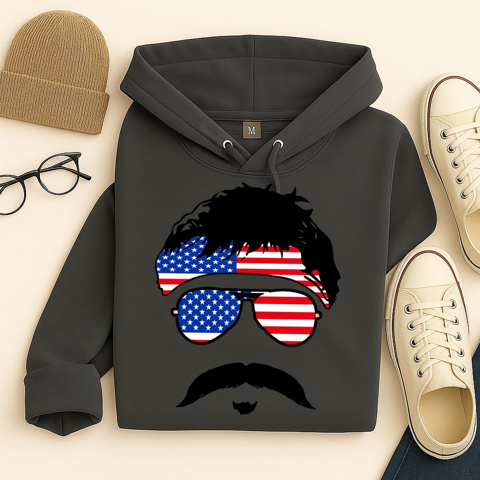 American Minshew Mustache Duval  Hoodie