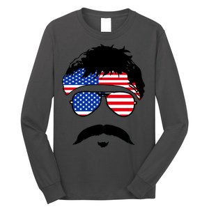 American Minshew Mustache Duval  Long Sleeve Shirt