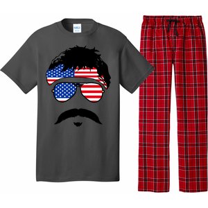 American Minshew Mustache Duval  Pajama Set