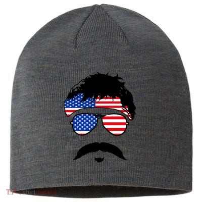 American Minshew Mustache Duval  Sustainable Beanie