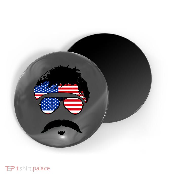 American Minshew Mustache Duval  Magnet