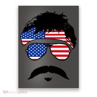 American Minshew Mustache Duval  Poster