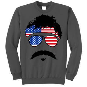 American Minshew Mustache Duval  Tall Sweatshirt