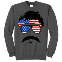 American Minshew Mustache Duval  Tall Sweatshirt