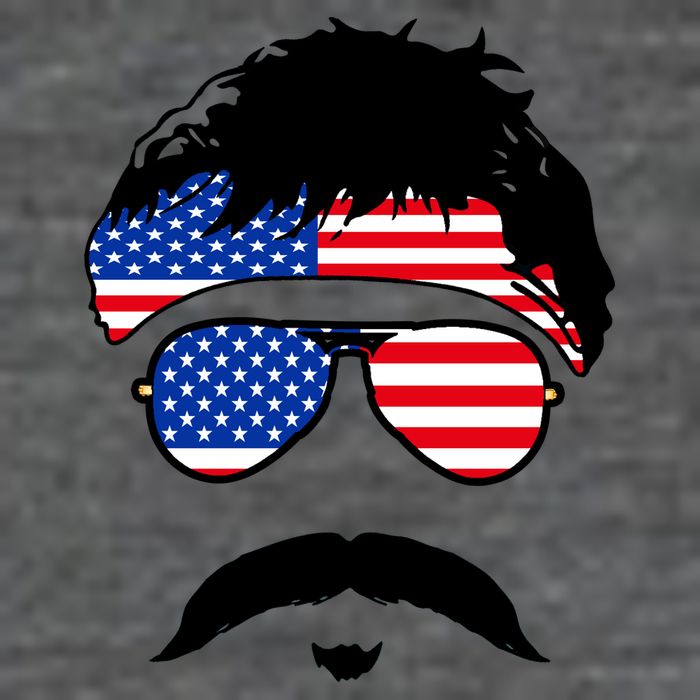 American Minshew Mustache Duval  Baby Bodysuit