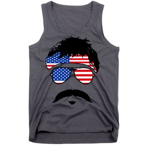 American Minshew Mustache Duval  Tank Top