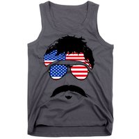 American Minshew Mustache Duval  Tank Top