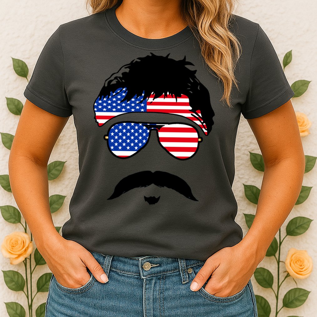 American Minshew Mustache Duval  Womens T-Shirt