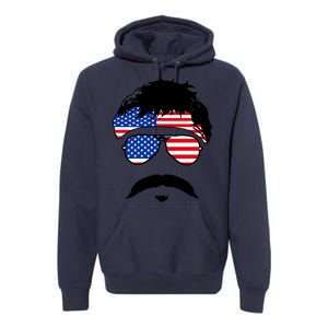 American Minshew Mustache Duval  Premium Hoodie