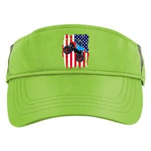 American Monster Truck Flag Adult Drive Performance Visor