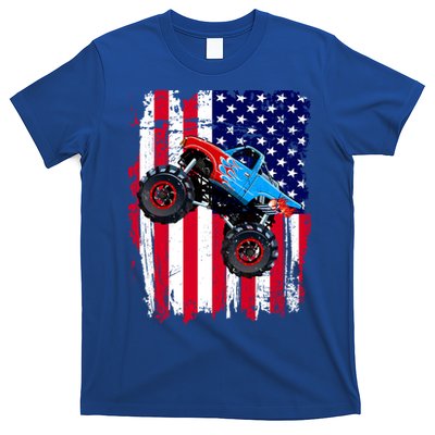 American Monster Truck Flag T-Shirt