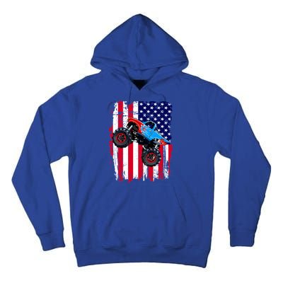 American Monster Truck Flag Tall Hoodie