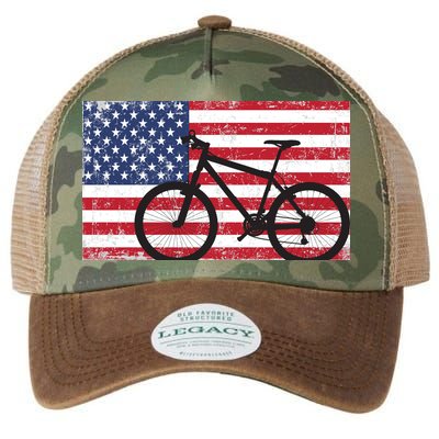 American Mountain Bike USA Flag Legacy Tie Dye Trucker Hat