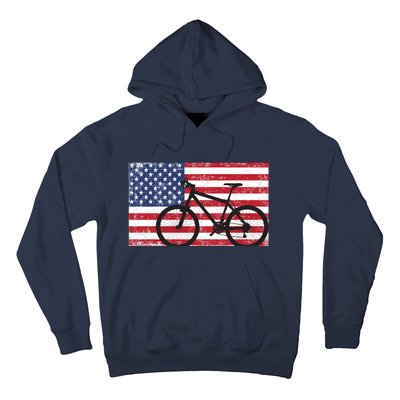 American Mountain Bike USA Flag Hoodie