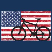 American Mountain Bike USA Flag Hoodie