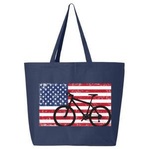 American Mountain Bike USA Flag 25L Jumbo Tote