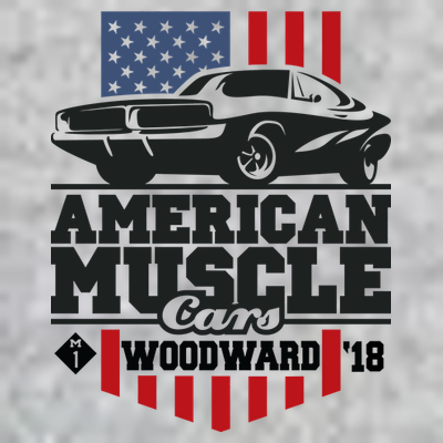 American Muscle Cars Woodward 2018 T-Shirt