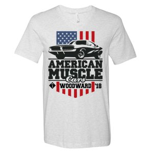 American Muscle Cars Woodward 2018 V-Neck T-Shirt