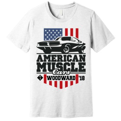 American Muscle Cars Woodward 2018 Premium T-Shirt