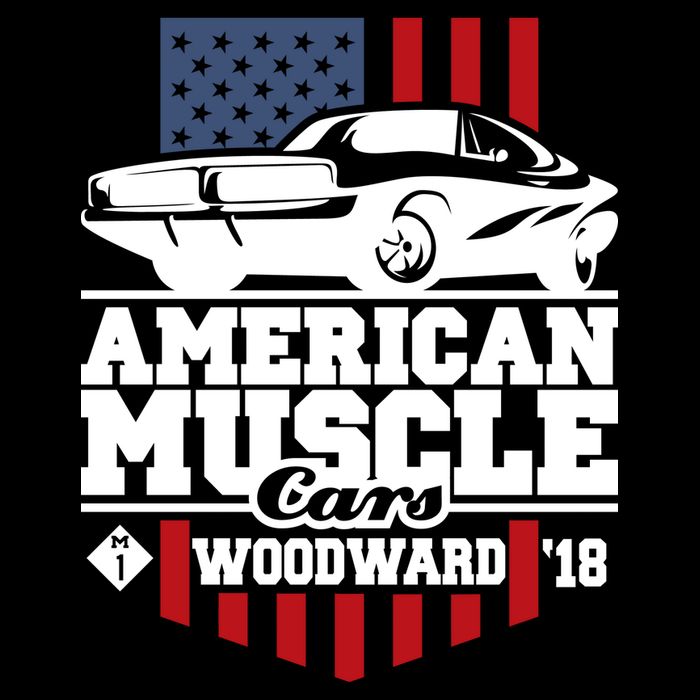 American Muscle Cars Woodward 2018 Youth Performance Sprint T-Shirt