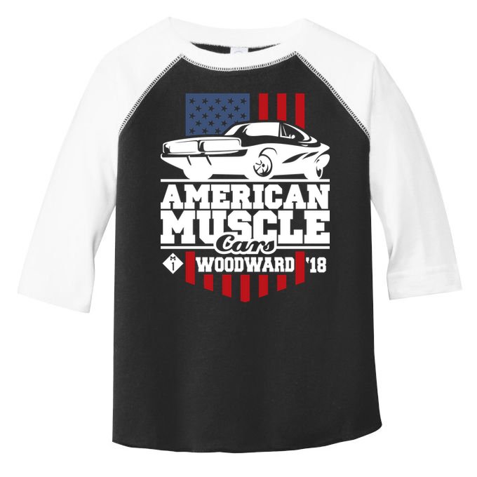 American Muscle Cars Woodward 2018 Toddler Fine Jersey T-Shirt