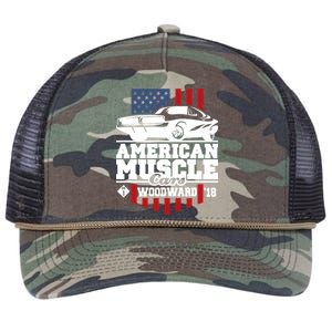 American Muscle Cars Woodward 2018 Retro Rope Trucker Hat Cap