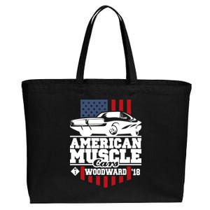 American Muscle Cars Woodward 2018 Cotton Canvas Jumbo Tote