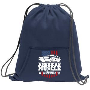 American Muscle Cars Woodward 2018 Sweatshirt Cinch Pack Bag