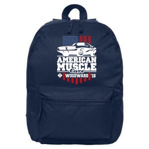 American Muscle Cars Woodward 2018 16 in Basic Backpack