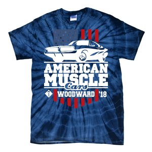 American Muscle Cars Woodward 2018 Tie-Dye T-Shirt