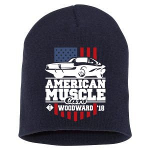 American Muscle Cars Woodward 2018 Short Acrylic Beanie