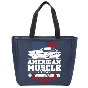 American Muscle Cars Woodward 2018 Zip Tote Bag