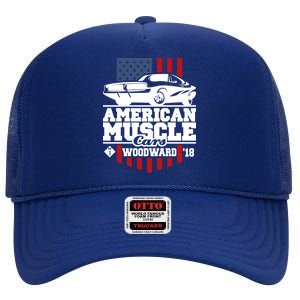 American Muscle Cars Woodward 2018 High Crown Mesh Back Trucker Hat