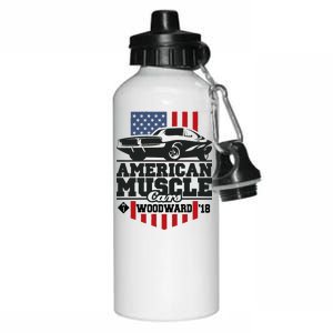 American Muscle Cars Woodward 2018 Aluminum Water Bottle