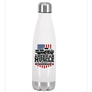 American Muscle Cars Woodward 2018 Stainless Steel Insulated Water Bottle