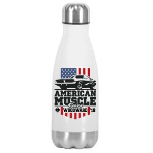 American Muscle Cars Woodward 2018 Stainless Steel Insulated Water Bottle