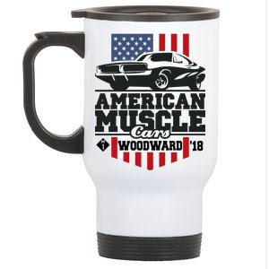 American Muscle Cars Woodward 2018 Stainless Steel Travel Mug