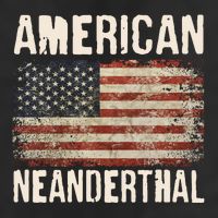 American Neanderthal Distressed US Flag Cool Comfort Performance Bucket Hat