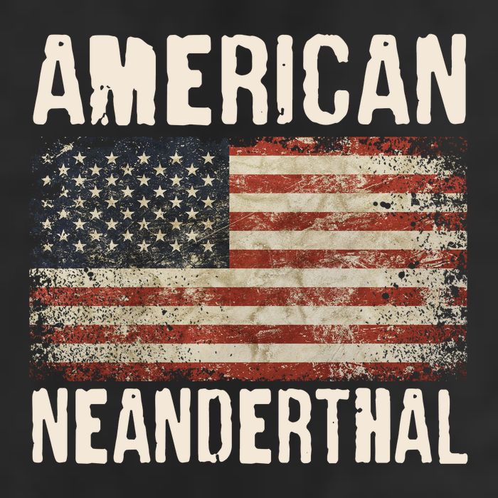 American Neanderthal Distressed US Flag Cool Comfort Performance Bucket Hat