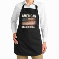 American Neanderthal Distressed US Flag Apron