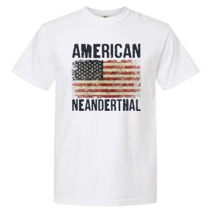 American Neanderthal Distressed US Flag Garment-Dyed Heavyweight T-Shirt