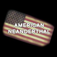 American Neanderthal Flag Flexfit Unipanel Trucker Cap