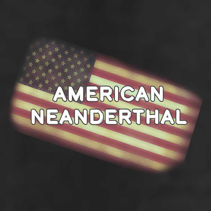 American Neanderthal Flag Adult Drive Performance Visor