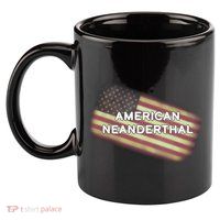 American Neanderthal Flag 11oz C Handle Ceramic Mug