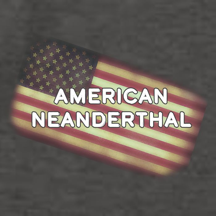 American Neanderthal Flag Vector Backpack