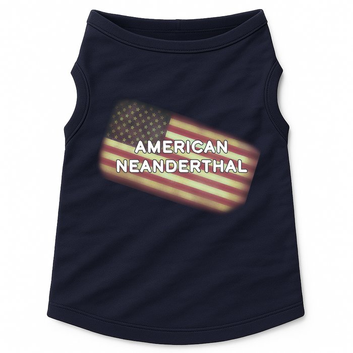 American Neanderthal Flag Doggie Tank