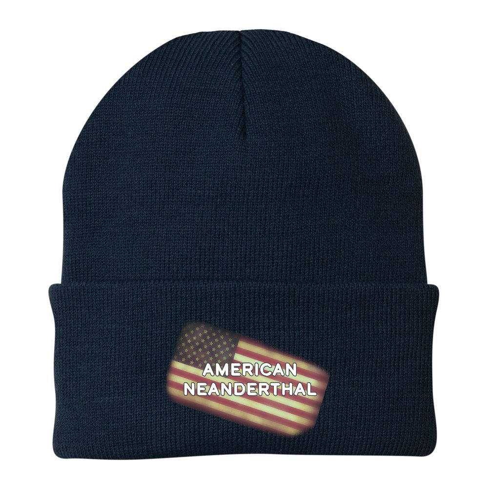 American Neanderthal Flag Beanie