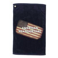 American Neanderthal Flag Golf Towel
