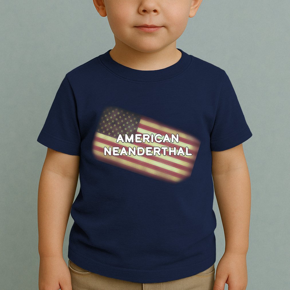 American Neanderthal Flag Toddler T-Shirt