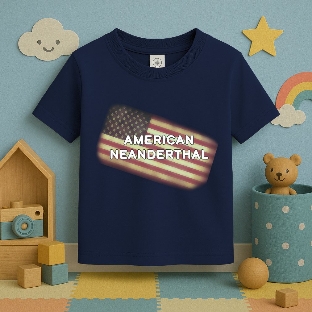 American Neanderthal Flag Toddler T-Shirt